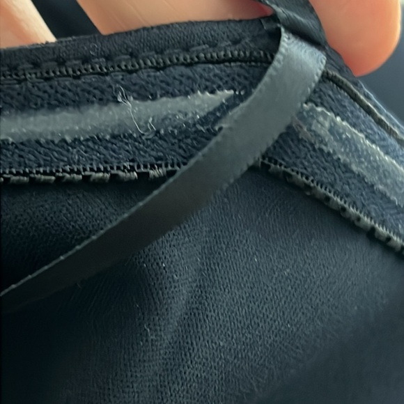 PAPELL STUDIO Beaded Knit Crepe Gown Navy Sz 6P - Picture 16 of 16